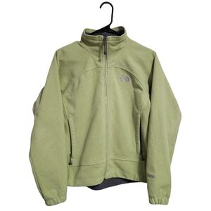 THE NORTH FACE brat green windwall full zip jacket size S